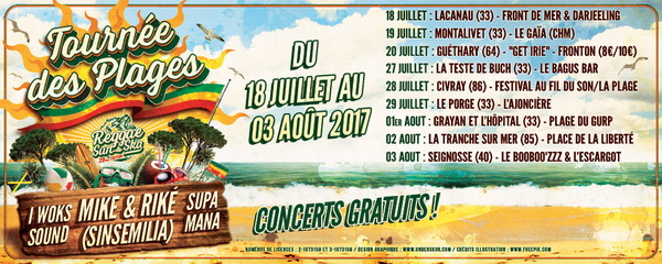 La Tournée Des Plages Reggae sun Ska 2017