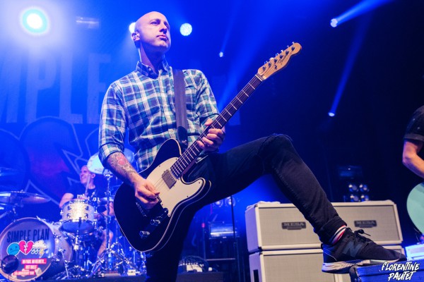 Simple Plan, Pierre Bouvier, Seb Lefebvre, chuck comeau, jeff stinco, florentine pautet, bataclan