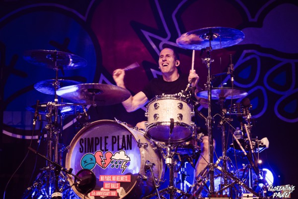 Simple Plan, Pierre Bouvier, Seb Lefebvre, chuck comeau, jeff stinco, florentine pautet, bataclan