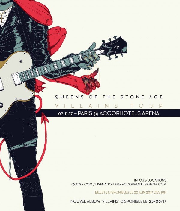 queens of the stone age, QOTSA, tournée, album, villains, rock