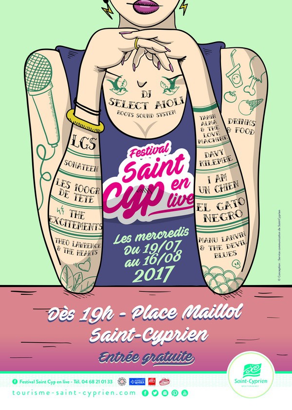 Affiche Saint Cyp En Live 2017