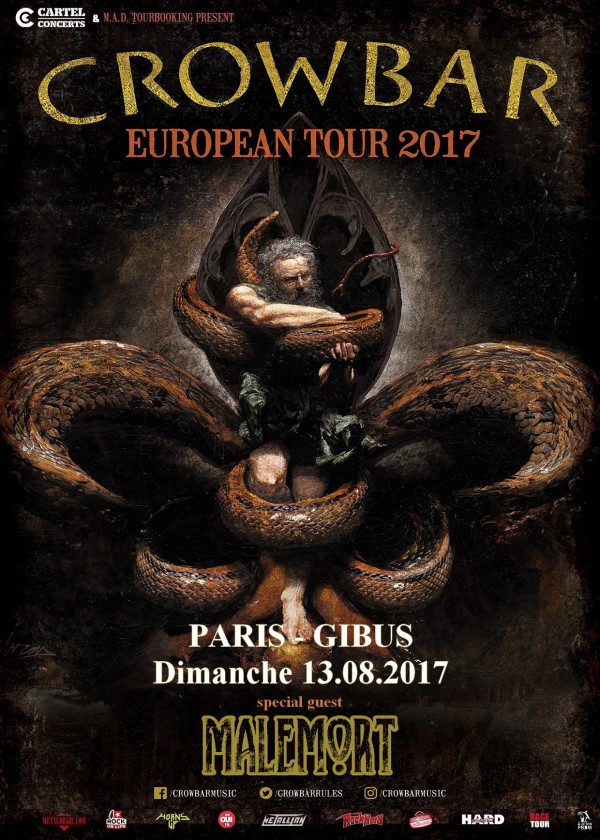 Crowbar + Malemort Paris
