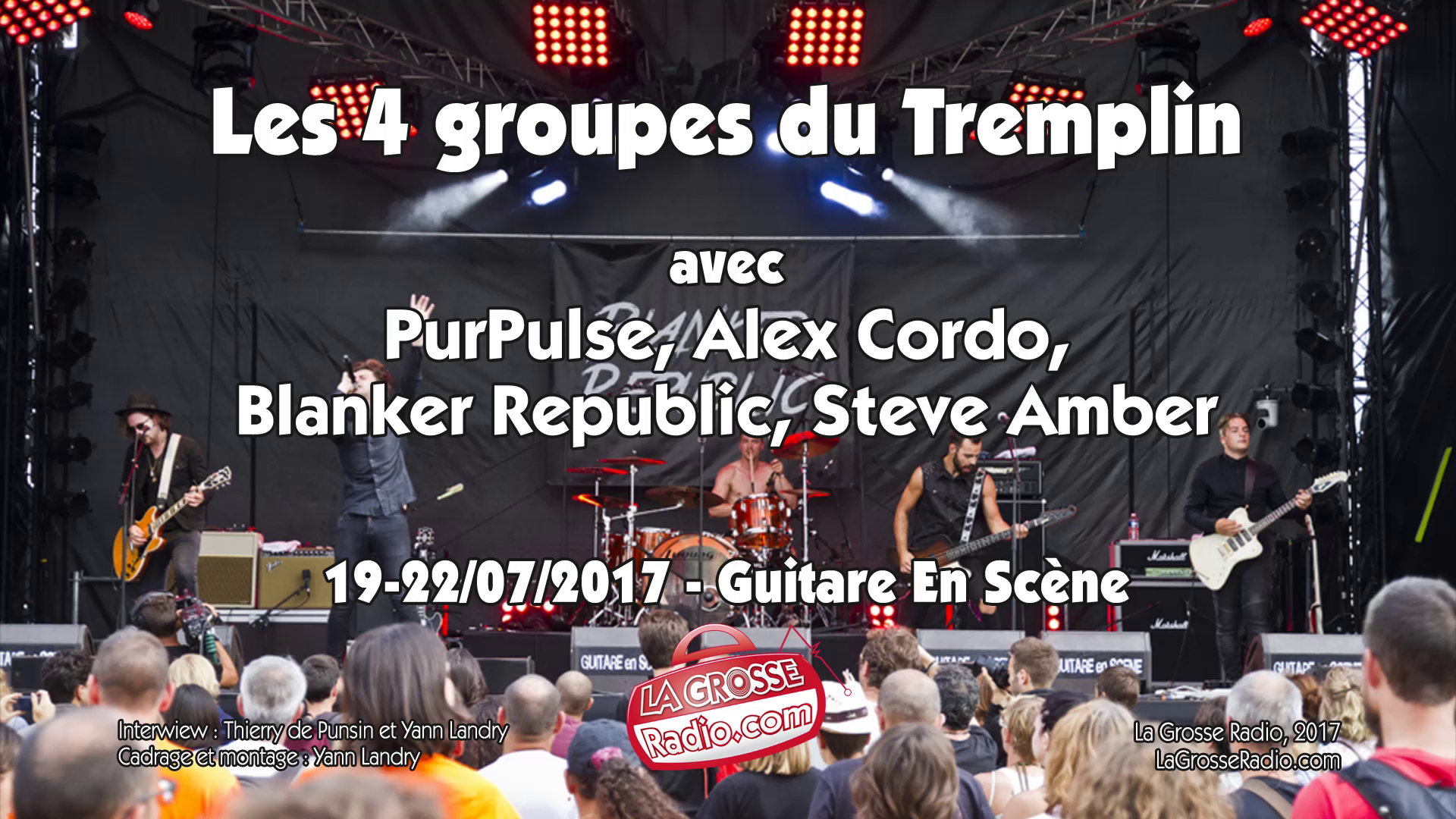PurPulse, Steve Amber, Blanker Republic, Alex Cordo, guitare en scène, festival, interview