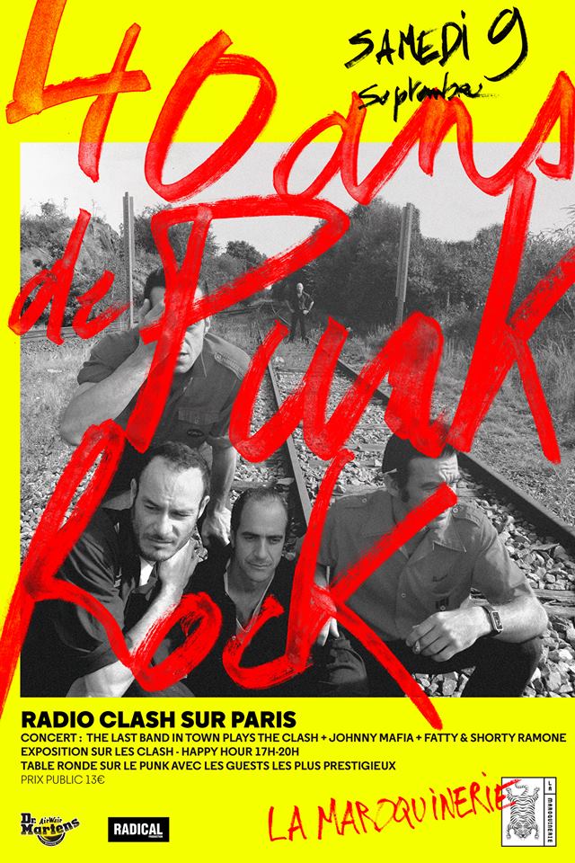40 ans de Punk Rock, la Maroquinerie, The Last Band in Town plays The Clash, Johnny Mafia