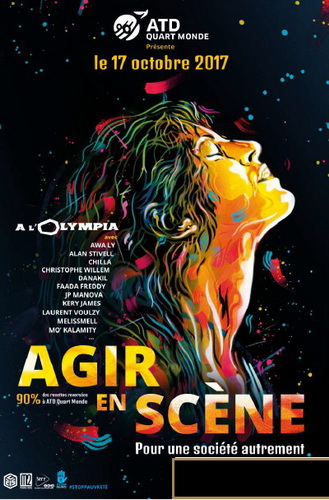 ATD Quart Monde Agir en Scène 17 Octobre 2017 Olympia