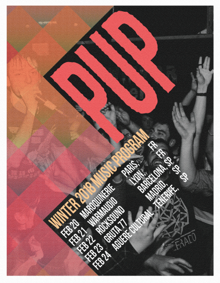 pup, punk, tournée, lyon, paris