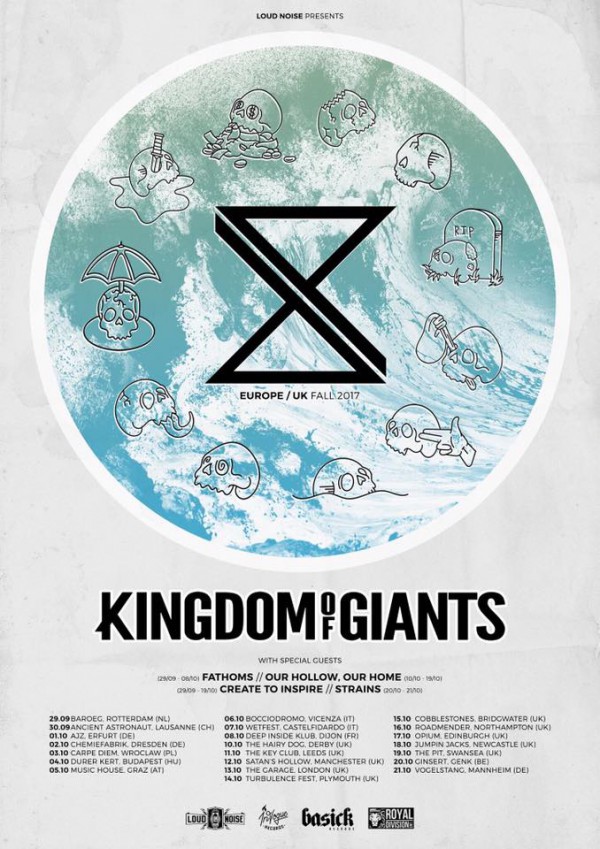 kingdom of giants, tournée, france, create to inspire, fathoms