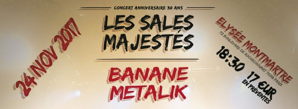 Concert, Punk, Anniversaire, 30 ans, Elyse Montmartre, Paris, 2017