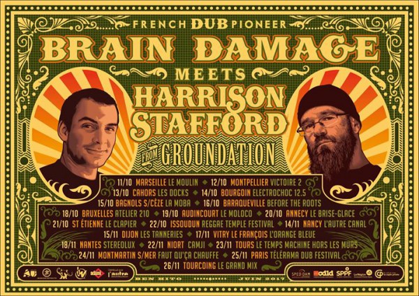 Brain Damage Meets Harrison Stafford Tour