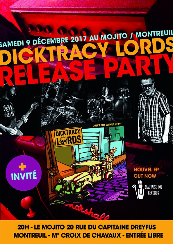 Release party, Montreuil, Rock, 2017