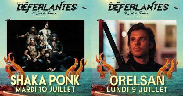 Orelsan Shaka Ponk Déferlantes 2018