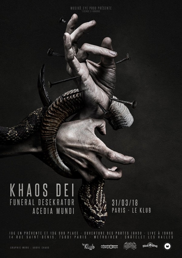 black metal, concert, le klub, paris