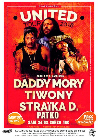 united tour, la tannerie, bourg-en-bresse