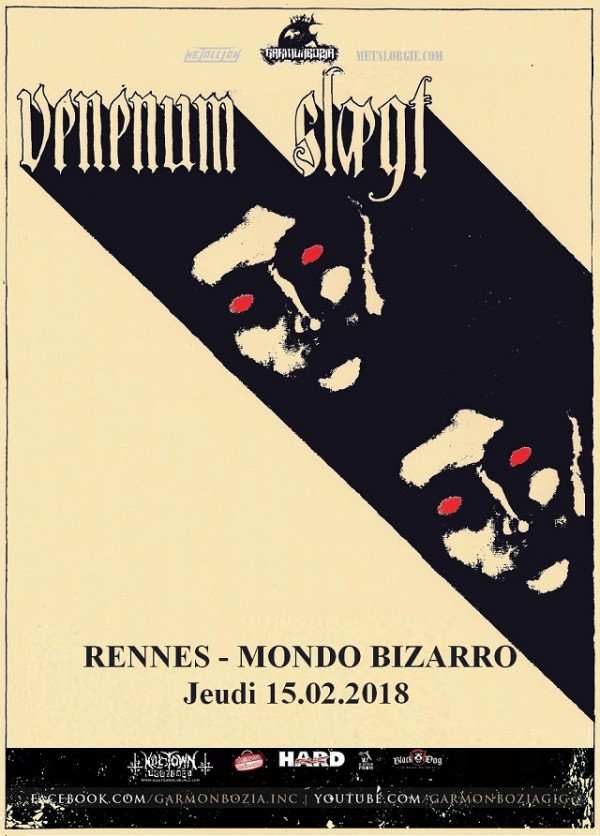 death metal, black metal, rennes, concert, mondo bizarro