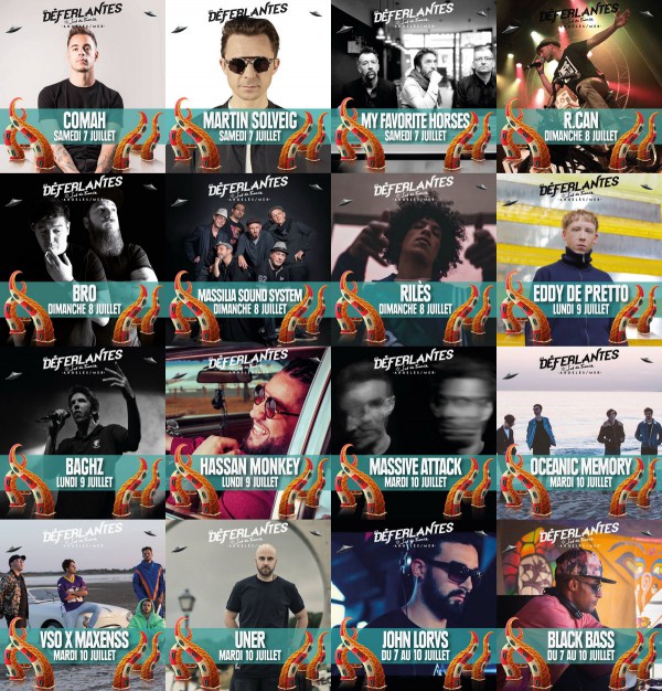 Déferlantes 2018 - 16 Nouveaux Noms