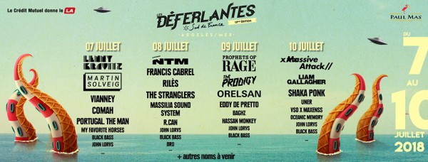 Déferlantes 2018 - Le Line Up 2018