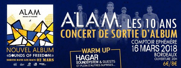 Alam - Release party + concert anniversaire