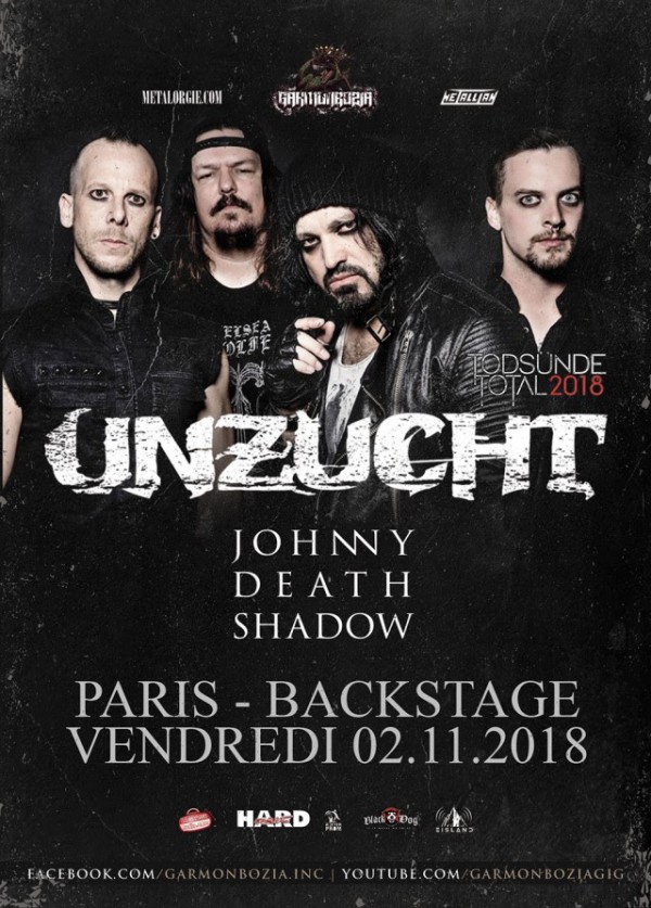 concert, allemagne, backstage, unzucht, johnny deathshadow