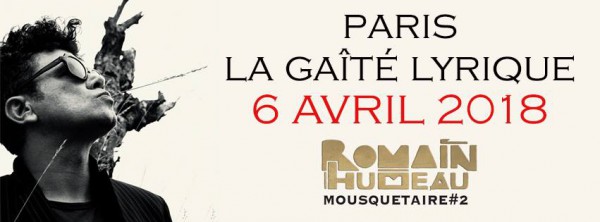 Romain Humeau, Tabloïds, mousquetaire 2, gaité lyrique, concert
