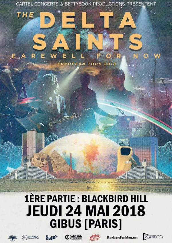 The Delta Saints, Blackbird Hill, Gibus, Paris, concert