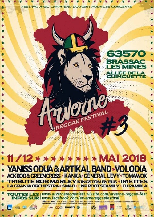 Arverne reggae festival, brassac, reggae 2018, yanis Odua