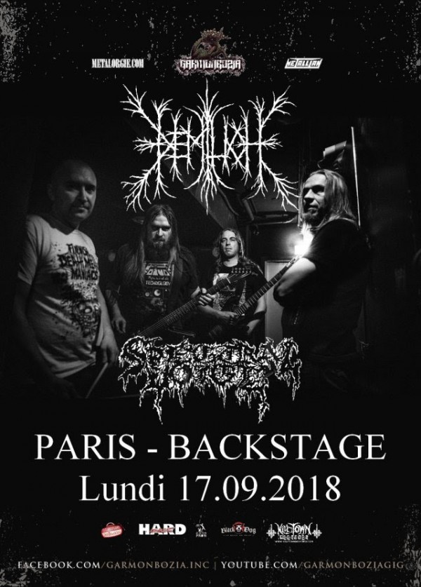 demilich, spectral voice, death metal, tech death, doom, backstage