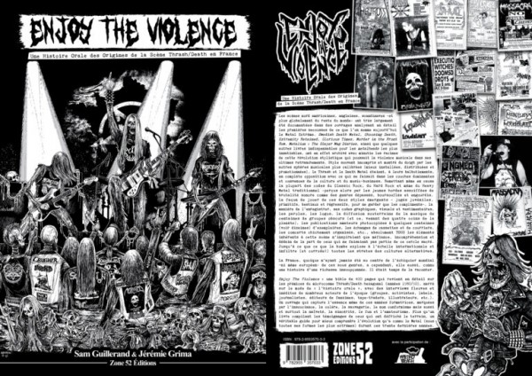Enjoy the Violence, livre, sam Guillerand, Jeremie Grima, metal, thrash, death, français