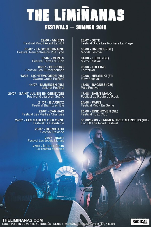 Liminanas Tour dates festivals 2018