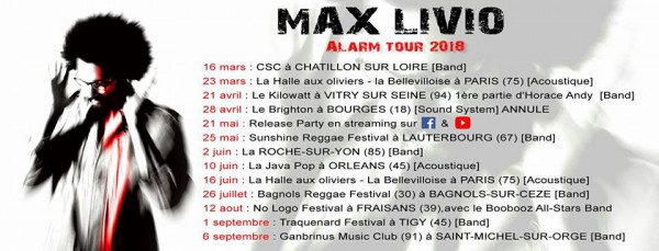 Max Livio - L'Alarme Tour