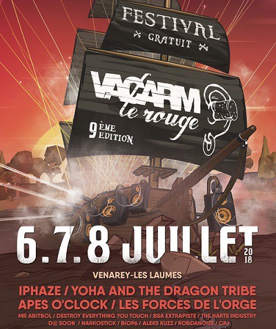 vacarm le rouge, festival, 2018