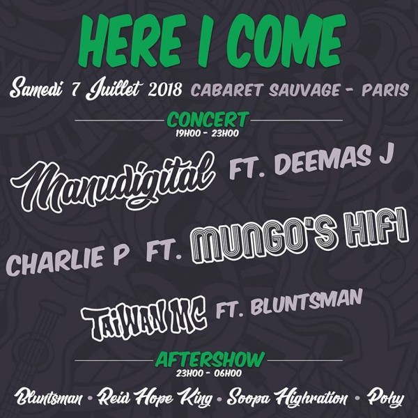 here i come, 7 juillet, cabaret sauvage
