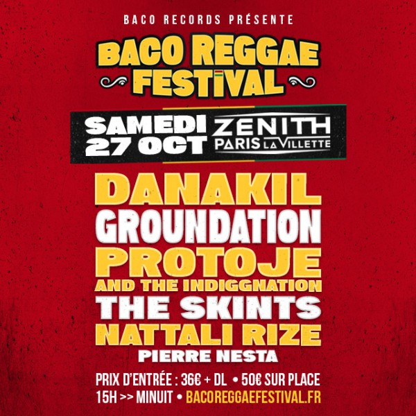 Affiche Baco Reggae Festival