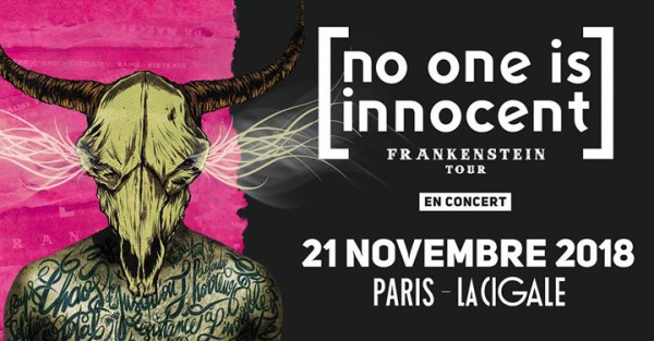 No One Is Innocent, Cigale, le 21 Novembre, concert