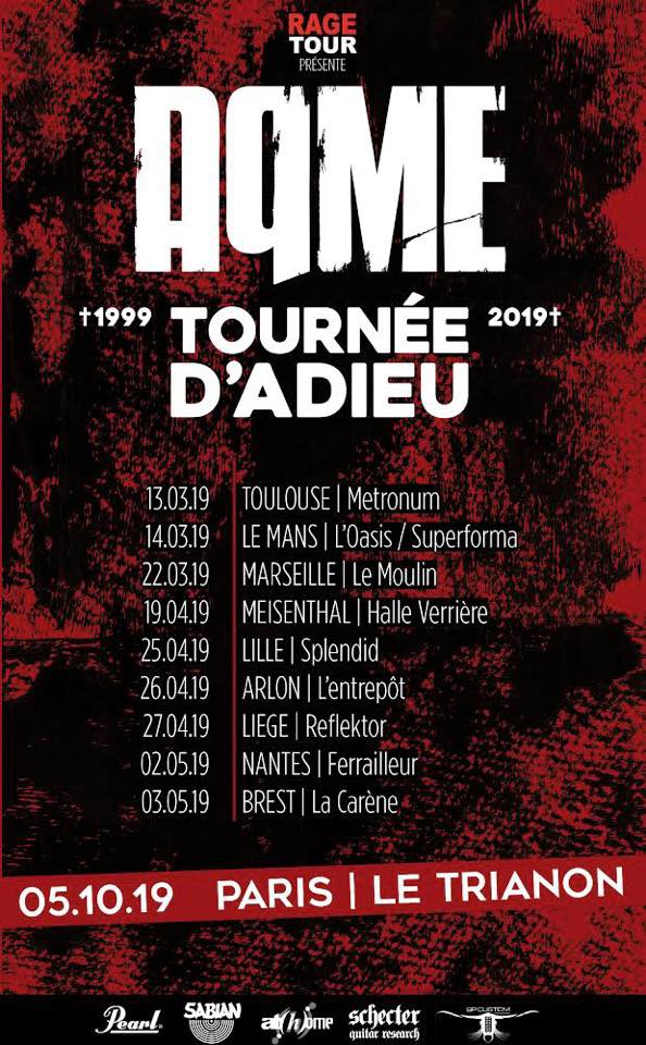 AqME tournée Adieu 2019