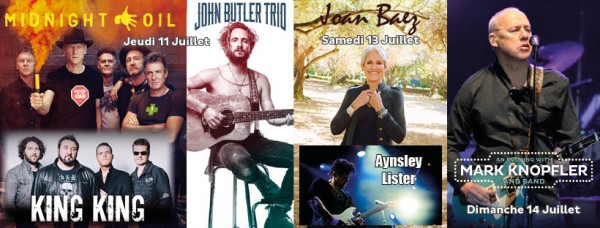 genève, festival, mark knopfler, joan baez, midnight oil, guitare en scene