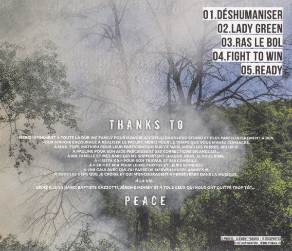 Deuf, Déshumaniser, reggae 2019, Jah Gaïa, reggae français