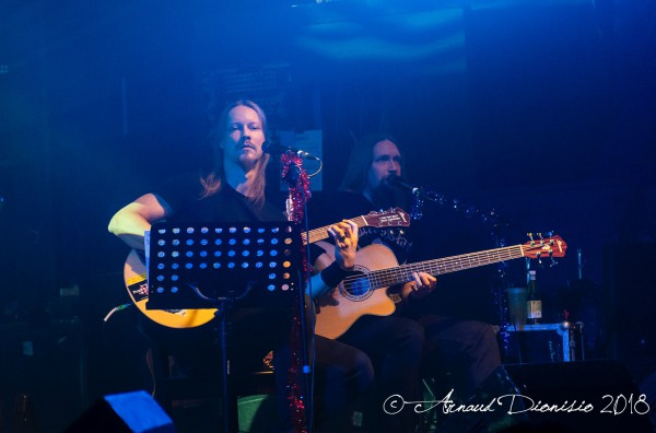 ensiferum, trio de facto, acoustique, pagan metal, concert de noël, david hasselhoff