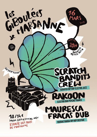 giboulées de marsanne, rakoon, scratch bandits crew