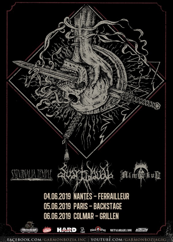tournée européenne, satunalia temple, 2019, black metal