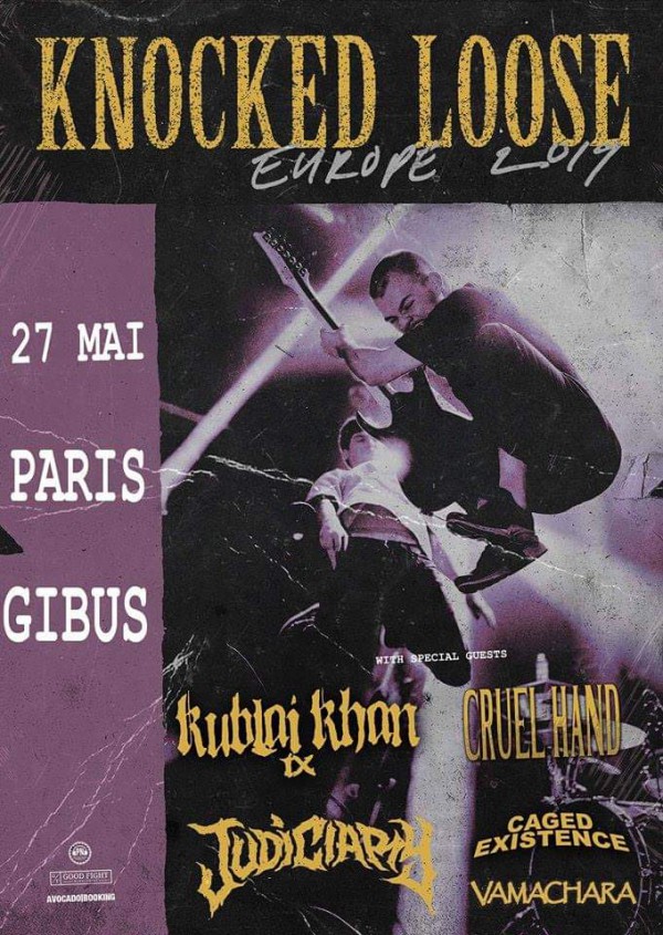 Knocked Loose, gibus live, 2019, hardcore, metalcore