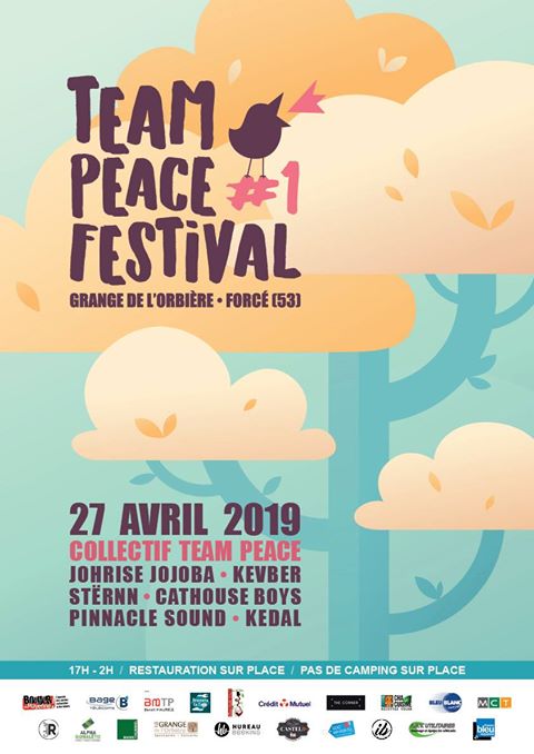 Team Peace Festival Affiche 27 avril 2019