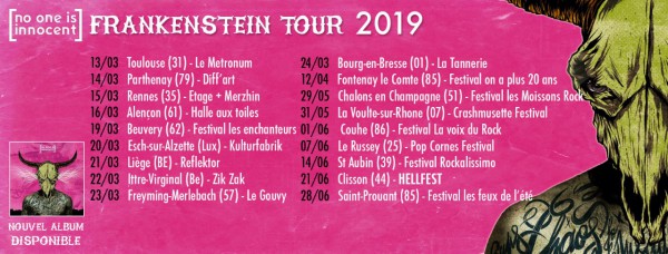 no one is innocent, rock, tournée,