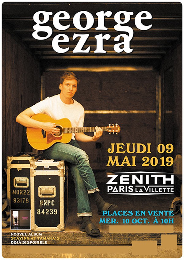george ezra, folk, rock, concert, paris