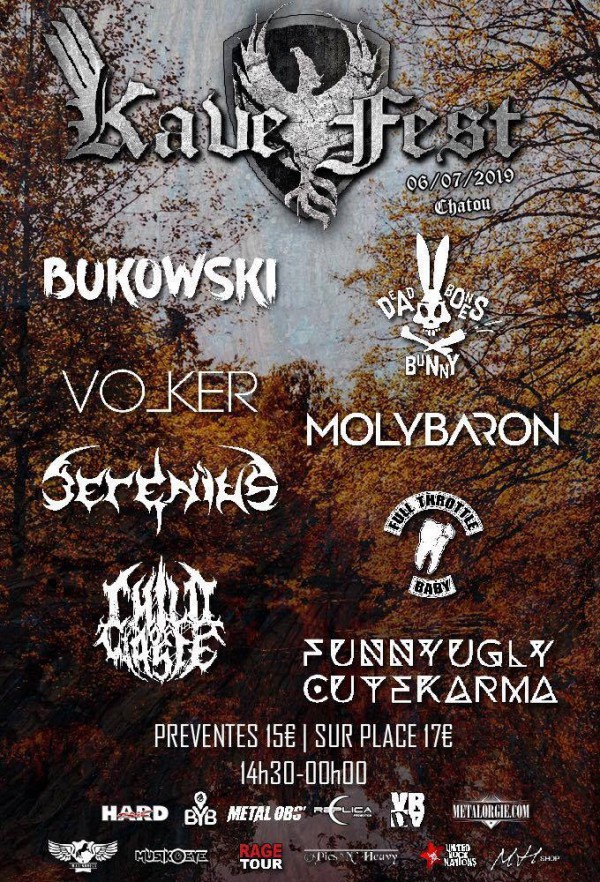 kave fest, festival, chatou, yvelines, affiche, bukowski, voker