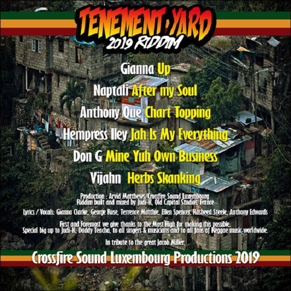 Tenement Yard - Cover tracklist