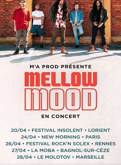 mellow mood, tournée, concert