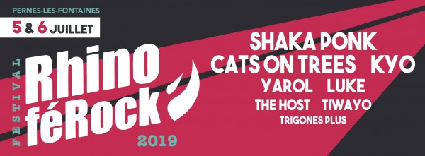 Festival Rhinoférock, shaka ponk, yarol, luke, tiwayo, kyo