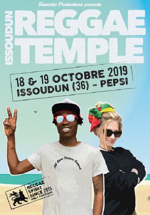 Affiche Issoudun Reggae Temple 2019