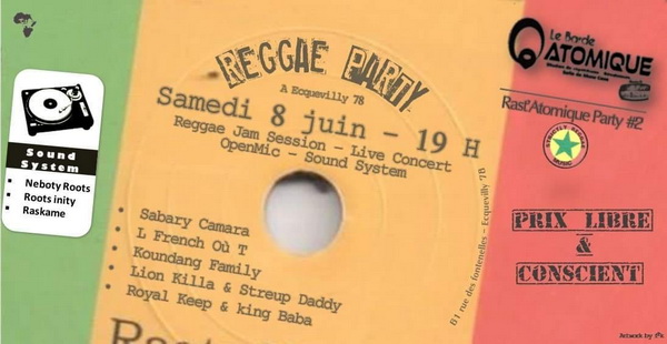 Reggae Party - 8 Juin 2019 Barde Atomique