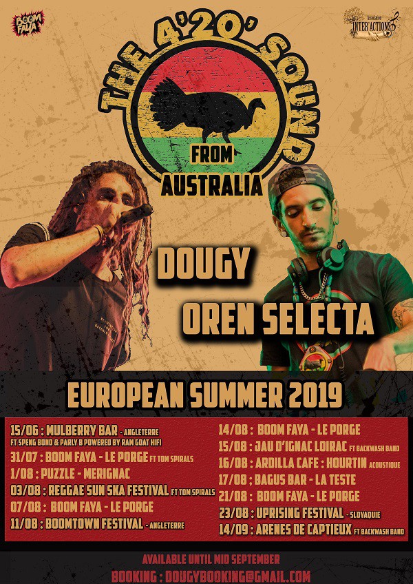 Dougy - Flyer Tour 2019